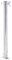 Colonna Acqua Giardino 23,5 x 7 x 40 cm, Fontana da Giardino Esterno, Acciaio Inox Rotonda Colonnina Acqua Giardino per Prato e Giardino (1/2 BSP)