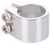 Premium Double Layer SeatPost Clamp, 31 8mm Bike Seat Clamp for Scooters (silver)