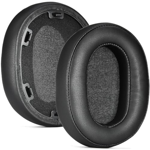 defean Coussinets de rechange compatibles avec casque de jeu sans fil Sony INZONE H5 avec mousse d'isolation acoustique (cuir protéiné)