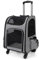 Zaino Gatto Trasporto, Trasportino Gatto Ruote Trasportino Gatto con Ruote Zaino per Cani con Ruote, Adatto per Cani e Gatti Fino a 15 Kg, Ideale per Passeggiate, Viaggi e Visite dal Veterinario