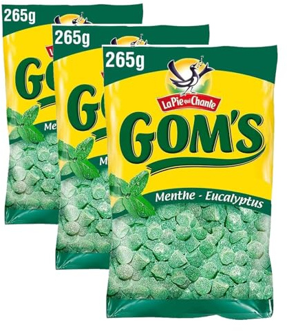 La Pie Qui Chante Gom'S Fraicheur, 265 G (Lot De 3)