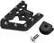 NICECNC Schwarzer Fußbrems-Pedalhebel-Pad-Verlängerer Compatible with Yamaha Raptor 700 2013-2024, Raptor 700R 2016-2024, Raptor 700R SE 2013-2016 2018-2024