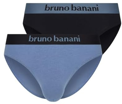 bruno banani 2er Pack Slip Flowing S - XXXL steinblau 4855
