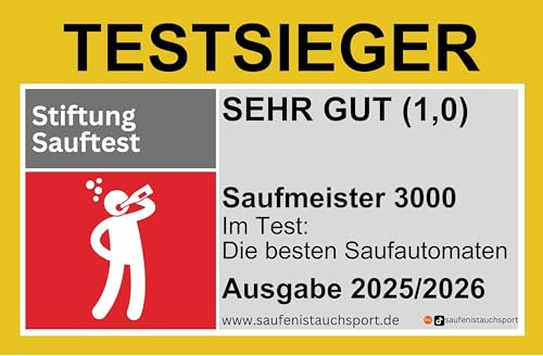 25x Saufmeister 3000 (gold) Stickerset/Malle Stickerauswahl/Malle Aufkleber Set/Festival Sticker/Partysticker/Saufsticker/Mallorca/JGA Sticker/Oktoberfest