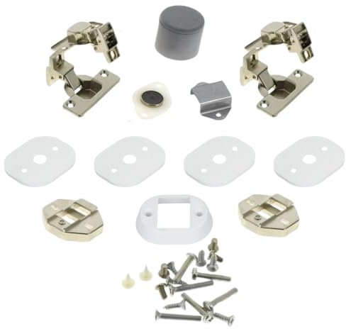 Genuine Installation Hinge Kit Compatible With Hotpoint C00087354 / C00666271