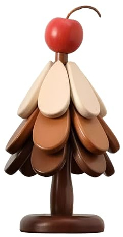 HunicandIU Sottobicchieri Albero Di Natale | Supporto Per Pentole Calde | Set Salvapiano Albero Legno | Per Bevande Bicchieri Piani Di Lavoro Pentole Frutta Autunno Festa Inaugurazione