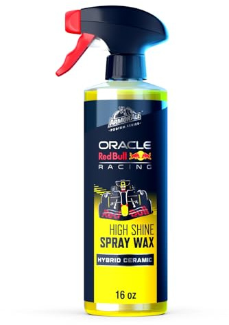 Armor All Podium Series™ Hybrid Keramik Glanzwachs, 500mL, Premium SiO2 Keramikschutz, Einjährige Beständigkeit & Hydrophober Glanz, Entwickelt in Zusammenarbeit Mit Oracle Red Bull Racing