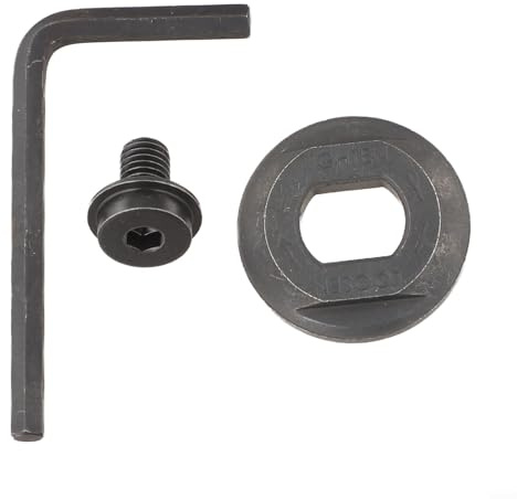 Circular Saw Bolt Replacement Kit with Outer Flange Washer and Hex Key for DCS391 DCS390 Saws, Metal Nut Fixing Hardware Tool Set