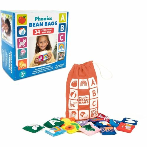 Learning Resources Bean Bags Lautbildungsübungen, Spielzeug für Kleinkinder, Spielzeug für Vorschulkinder, Lautbildungsspielzeug, 27-teilig, für Jungen und Mädchen ab 3 Jahren