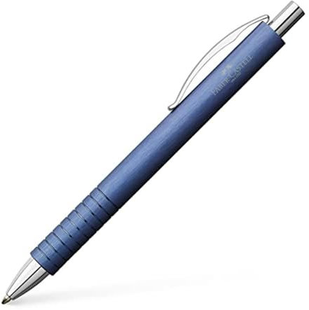 Faber-Castell 148426 - Kugelschreiber Essentio, Aluminium Blau