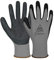 10 Paar Hase Superflex Arbeitshandschuhe mit Latexbeschichtung, Rutschfeste Gartenhandschuhe, Angenehmer, Ideal für Handwerk, Gartenarbeiten, Industrie Grau Gr. M (08)