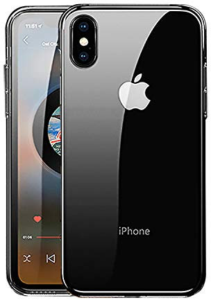 NEW'C Funda para iPhone XS MAX, Anti- Choques y Anti- Arañazos, Silicona TPU, HD Clara