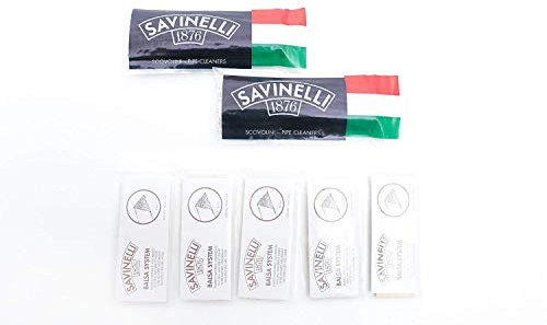 Savinelli Scovolini Standard 100 pezzi e Filtri in balsa 6mm 100 pezzi (6 mm, Standard)