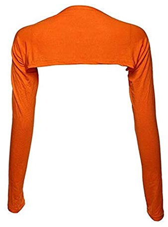 nadamuSun Bolero Achselzucken Anti-UV Golf Cooling Schal Armmanschette Sonnenschutz Atmungsaktiv & Bequem für Frauen Golf & Outdoor Sport (Orange)