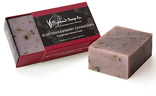 The Highland Soap Company Seife Wild Scottish Raspberry Cranachan 190g