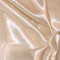 Seidig Satin-Stoff, Meterware, Polyester, 150 cm breit, Champagnerfarben