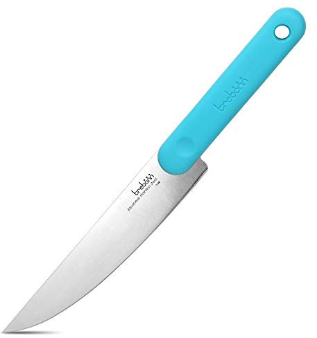 Trebonn - Salami knife - Cuchillo de cocina para embutidos, hoja de acero inoxidable japonés de 18 cm / 7 pulgadas, mango suave y antideslizante