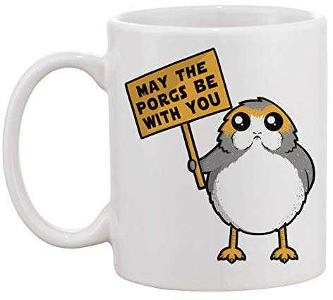 May The Porgs Birds Be With You Weiße Tasse Kaffee Tee Männer Frauen Keramik Coffee Tea Mug Cup