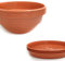 Plastard Pflanzschale mit Untersetzer im 3er Set in Terrakotta 25 cm Durchmesser große runde Blumenschalen aus Kunststoff für Garten Terrasse Wohnung für Aussen und Innen Schalen Pflanztopf