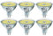 WSMCN MR16 GU5.3 LED Kaltweiß 6000K Lampen, 12V 6W Leuchtmittel Ersetzt 50W Halogenlampe, 485Lm 120°Abstrahlwinkel LED Spot, AC/DC 12Volt Flimmerfrei Strahler, Nicht Dimmbar, 6 Stücke