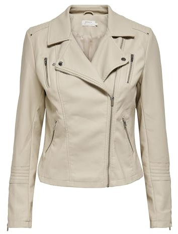 ONLY Veste en Similicuir ONLGEMMA Veste en Similicuir Silver Lining 40 Silver Lining 40