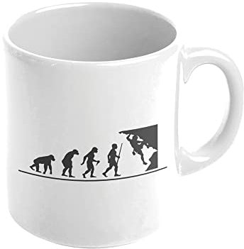 Mygoodprice MUG en céramique au motif Escalade