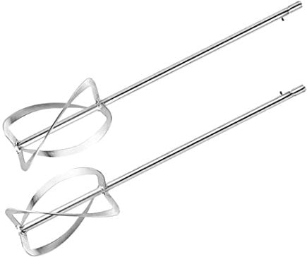GRAPHITE Rührstab 580 x 120 mm für Mischer 58G789, selbstspannend, 2 Stück: 580 x 120 mm links und rechts, um Mischen von Dick- und Dünnputz, Mörtel oder Farbe
