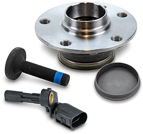 ATEC Germany 1x Radnabe hinten rechts Radlagersatz mit ABS-Sensor | Kompatibel mit: AUDI A3, A3 Cabriolet, A3 Sportback, SEAT ALTEA, ALTEA XL, LEON, TOLEDO III, VW BEETLE, BEETLE Cabriolet