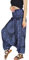 YOUR COZY Harem Pants for Women Hippie Boho Clothes Mc Hammer Pants Jumpsuit Casual Loose Beach Sweatpants Comfortable Baggy Boho Yoga Trousers (Navy Sunflower_S)