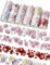 Cratey Washi-Klebeband-Set mit Blumenmuster, 12 PET- und Washi-Klebebänder für Tagebuch-Aufkleber, Scrapbooking-Zubehör, Planer, Bullet Journals, Kunst und Handwerk, Verwendung als Aufkleber