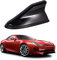 Voarge Universal Auto Auto Hai Dach Flosse Antenne Herz Pferd Antenne Auto Haifisch Klappe, Auto Dach Oben Auto Am/FM Radio, Schwarz