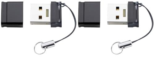 Intenso Slim Line, 8 GB USB-Stick, USB 3.2 Gen 1x1, schwarz (Packung mit 2)