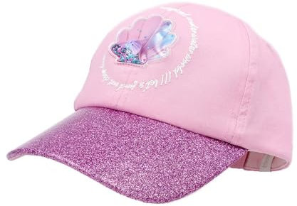 maximo Kids Girl-Cap für Mädchen, lila, interaktive Patch mit Muschel, Klettverschluß, Gr. 55/57