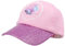 maximo Kids Girl-Cap für Mädchen, lila, interaktive Patch mit Muschel, Klettverschluß, Gr. 55/57