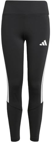 adidas Mädchen Train Essentials 3-Stripes Leggings, Black/White, 11-12 Years