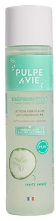 Pulpe de Vie - Reinigende Lotion mit Gurke Bio 150 ml – tägliche Feuchtigkeit – reinigt & ausgleichend – für Mischhaut bis fettige Haut – feuchtigkeitsspendende Routine
