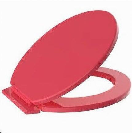Trade Shop 59023 Abattant WC WC WC en PVC universel Rouge Corail