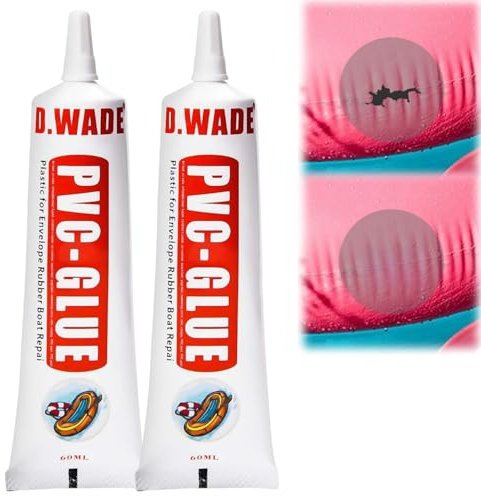 Oily Glue,Paddling Pool Repair Kit Waterproof,Hot Tub Repair Kit,Inflatable Repair Kit,Airbed Puncture Repair Kit,UV Resistant Air Bed Repair Patch Kit,PVC Repair Kit for Swim Rings,Air Mattress