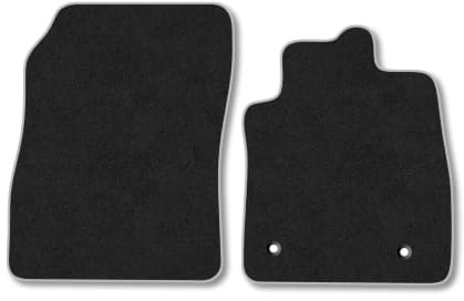 Ford Fiesta (2017-2023) [Van] Carpet Car Mats | Grey Edge Trim Tailored Fit Floor Mats Full Coverage Protection Accessories Easy Clean Anti Slip Made in the UK