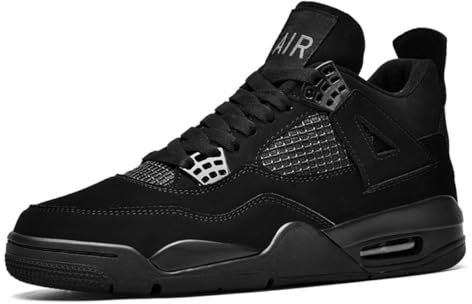 CZHIHANEG Herren Basketballschuhe - Synthetik, Schwarz, 36 EU, Schnürung, Flach, 2 cm Absatz, Sport, Basketball, Männer, Athletisch, Mäßig oder höher, Schuhe