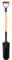 Hardys Drainage and Fence Post Spade 1150mm - Newcastle Style Grafting Post Hole Spade 160 x 360mm Tapered Head - Professional Heavy Duty Site Shovel & Garden Fencing Tool