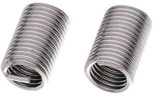 AYYSSM 304 Edelstahl Draht Gewinde Einsatz Schraube Buchse Draht Schraube Hülse Gewinde Reparatur M2-M12(Length 2D,M12x1.75 (2Pcs))