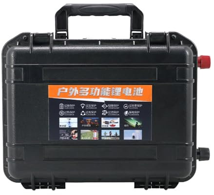 WILLQ 12V 60AH 80AH Batterie de Remplacement Rechargeable au Lithium pour voiturette de Golf/Marine/Camping-Car/Batterie de Moteur à la traîne,12v 60ah