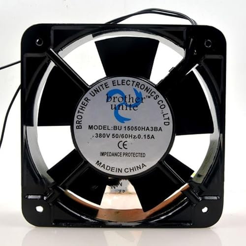 BU15050HA3BA 380V 0.15A 2 line Cabinet Silent Fan Cooling Fan 15050