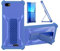 Aroepurt hülle Kompatibel Für Vortex PG65 Hülle Case Handyhülle Schutzhülle Cover [mit gehärtetem Glas-Screen-Protector] Hybrid [Folding Support Magnetic] [Frosted Anti-Fingerprint] Blau