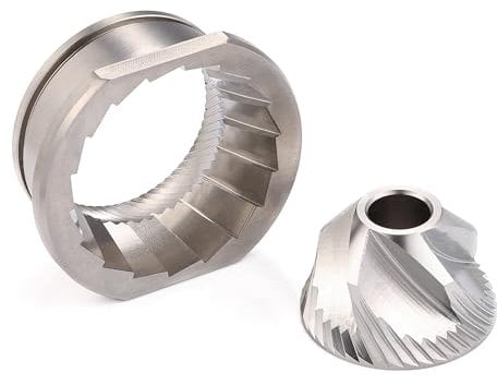Conical Grinder Burr Compatible with Jura Aroma G2 G3 and HS-Plus grinder, stainless steel burr set for automatic espresso coffee machines A1 A4 A8 Z6 Z8 etc. (Stainless Steel)