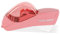 Eagle Tape-Dispenser Halbautomatischer Klebebandspender, 12mm - 19mm Rollenbreite ink 2 Rollen handlich - praktisch - präzise (Dunkelrosa)