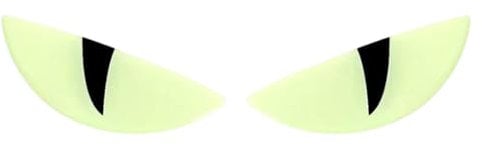 Generisch Adesivi di sicurezza per occhi di gatto adesivi riflettenti, adesivi riflettenti, per motociclette, aspiratore diavolo, per pickup camion, auto, SUV