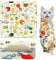 Okiki Cat Grooming Wrap, Cat Wrap with Cat Nail Clipper, Katzenpflegetuch,Katzenfesseln zum Nagelknipsen mit Krallenschere, Selbsthaftend Katzenwickel zum Krallenschneiden