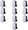 MODULI FRUTTI PRESE BIPASSO 10A 16A 230V INTERRUTTORI PULSANTI SCHUKO USB DIMMER SENSORI ANTENNA RETE COMPATIBILE CON BTICINO MATIX (10x, interruttore)